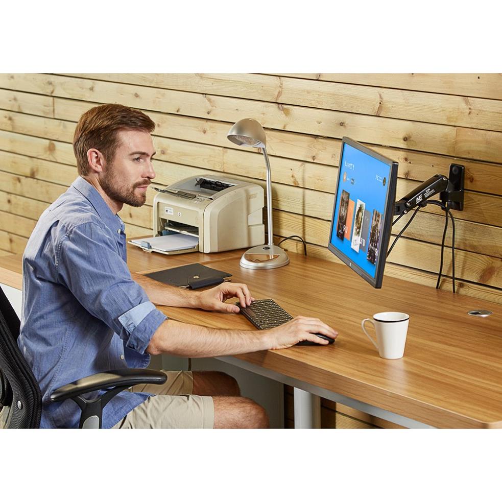 Giá Treo Màn Hình Máy Tính NB - F120 [ Phù hợp màn hình 14&quot; - 27&quot; ] - [ HÀNG CHÍNH HÃNG ]