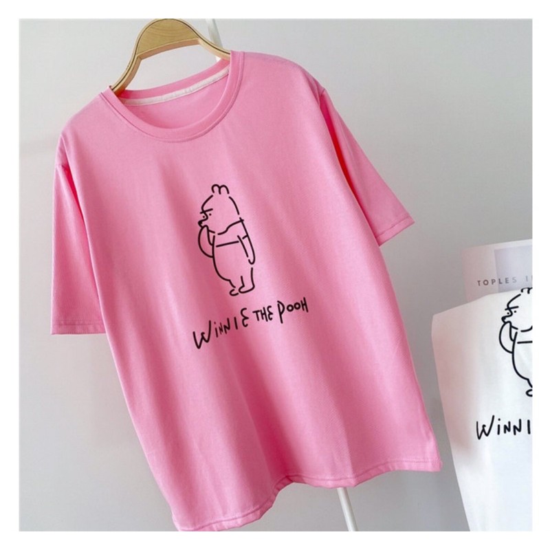 Áo Phông Gấu Winnie The Pooh Dáng Freesize _ Mã SP002945