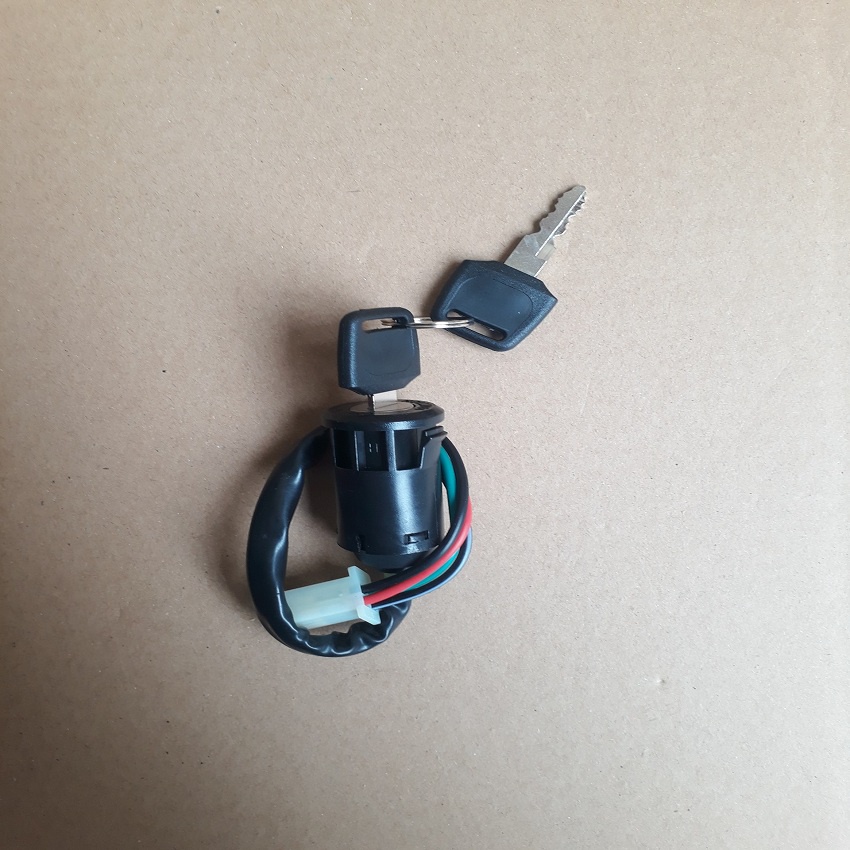 Ổ khóa điện xe máy chìa cạnh gắn độ các dòng xe classic Cafe Racer Tracker Win 67 Dream Cub 81 82 và các loại xe