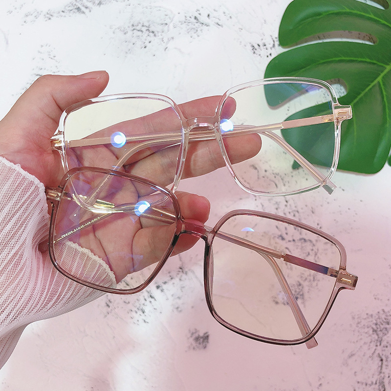 Mắt Kính Gọng Vuông Chống Bức Xạ Thời Trang Dành Cho Nữ