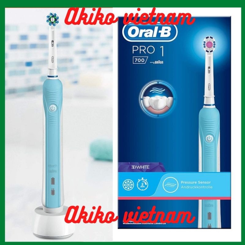 [Bảo Hành 12 Tháng] Bàn chải đánh răng điện ❤ FREESHIP ❤ Bàn chải Oral b Pro 700, có đủ bill , oral b