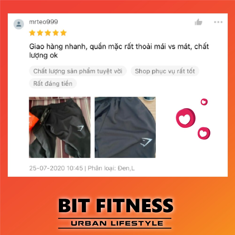 Quần short tập gym Gymshark - Quần tập gym nam - Đồ tập gym nam - BiT Fitness Q.GS.LGN | BigBuy360 - bigbuy360.vn