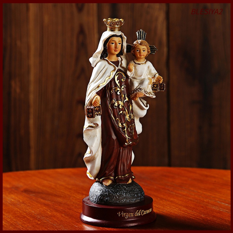 [BLESIYA2]Resin Catholic Our Lady Of Grace Virgin Mary Madonna Statue Figurine Decor