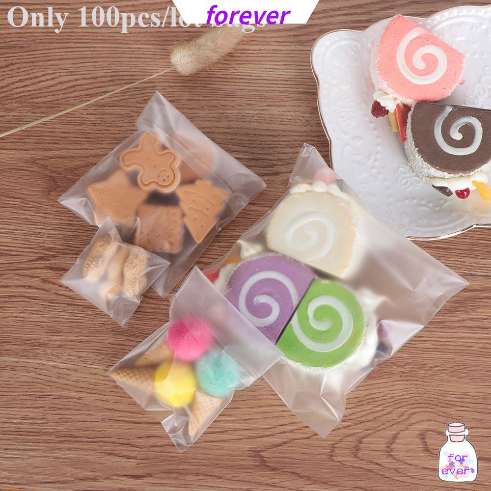 Set 100 Túi Bóng Trong Suốt Đựng Bánh Kẹo Bánh Kẹo Cho Tiệc Cưới