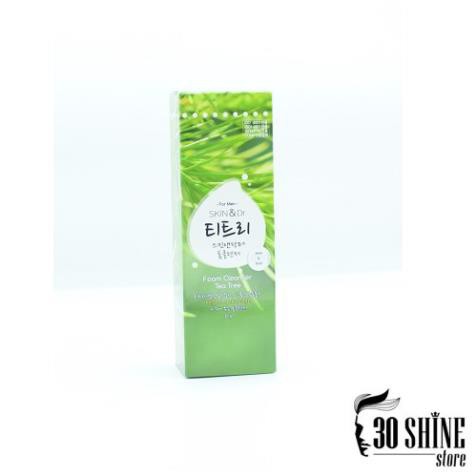 Sữa rửa mặt nam giảm mụn Skin&dr Tràm trà 80g - Cho da mụn, da dầu, dưỡng ẩm trắng da - 30Shine phân phối chính hãng