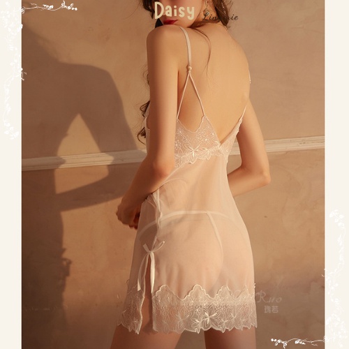 [Hỏa Tốc, Bảo Mật] Váy Ngủ Sexy Gợi Cảm Đầm Ngủ Ren Xuyên Thấu Quyến Rũ (SET Có Kèm Quần) Cao Cấp - Mã VN008