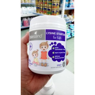 Bột Lysin Tăng Chiều Cao Cho Bé - Bio Island Lysine Starter For Kids Oral Powder 150g