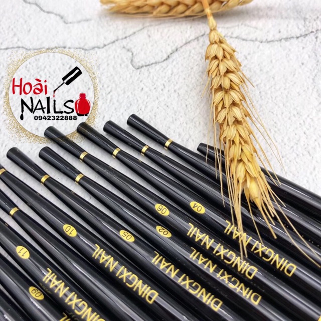 Set cọ Nhật Dingxi 15c kèm ví - Phụ kiện Nail