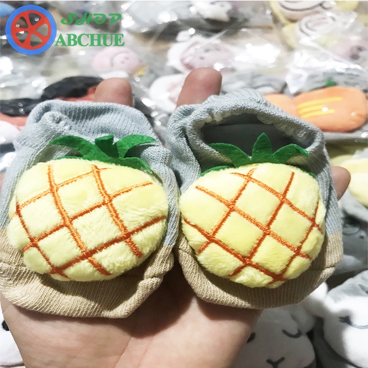 Tất vớ hình thú cho bé trai bé gái trẻ sơ sinh chống trơn trượt -nhiều mẫu