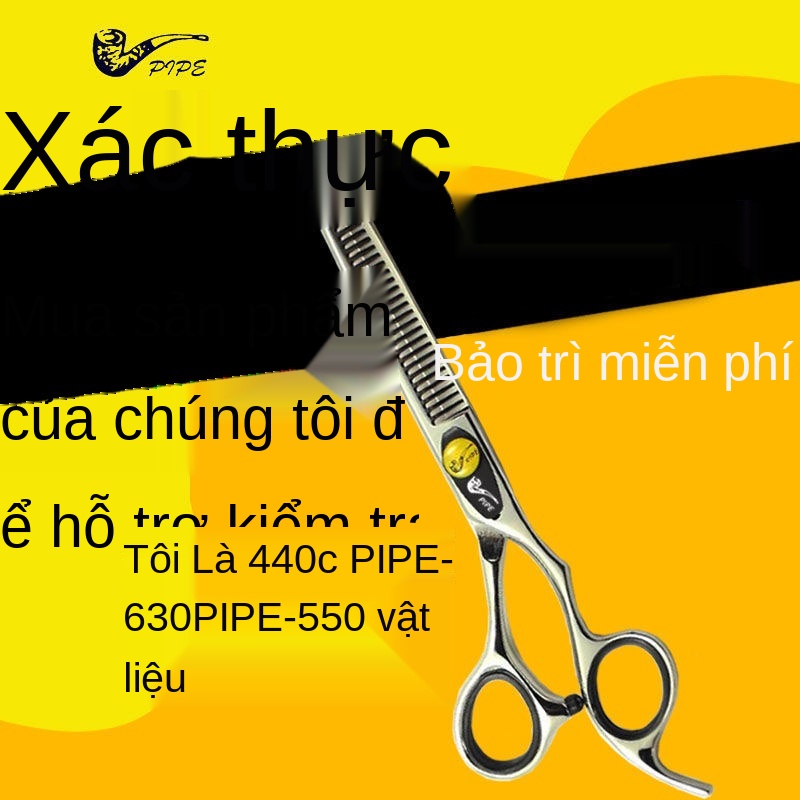 Tẩu chính hãng, kéo làm tóc nhập khẩu Nhật Bản, chuyên nghiệp, cắt mái bằng, răng, tỉa thưa, miễn phí vận chuyển