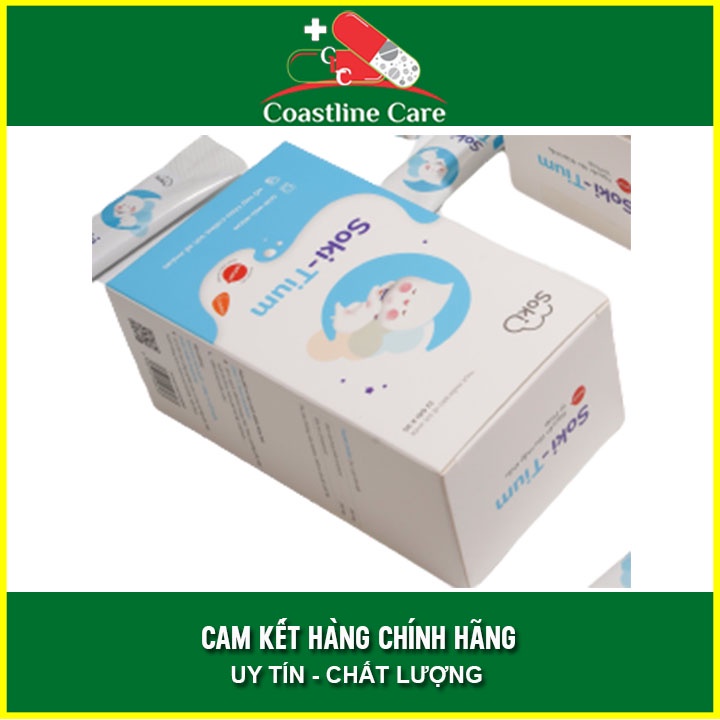 Soki Tium giảm các triệu chứng khó ngủ của trẻ nhỏ hộp 12 gói , Coastlinecare Pharmacy
