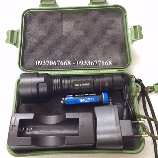 ĐÈN PIN SIÊU SÁNG CREE ZOOM ULTRAFIRE C8 CAO CẤP