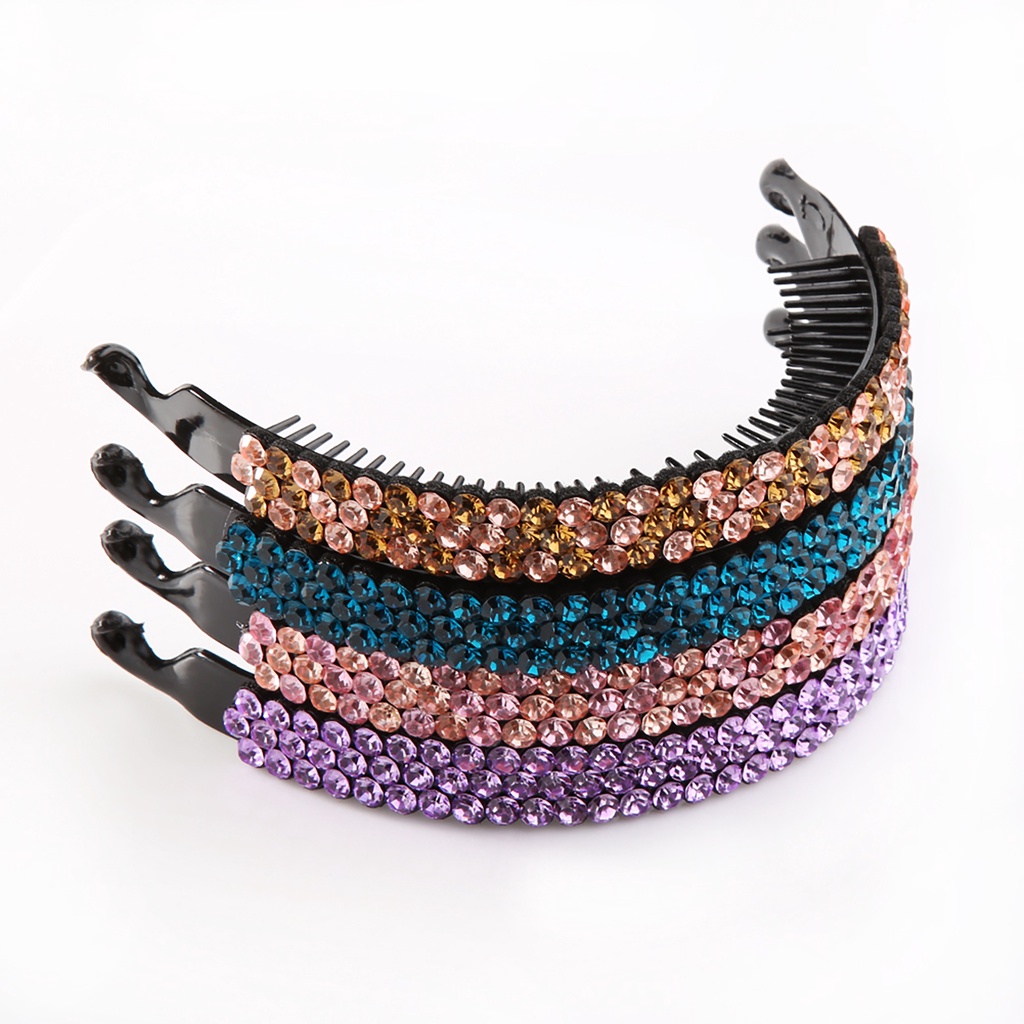 Kẹp tóc đính đá xinh xắn dành cho nữ