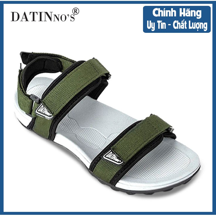 Giày Sandal Nam Quai Ngang Thời Trang DATINNOS (BẢO HÀNH CHÍNH HÃNG 12 THÁNG, ĐƯỢC ĐỔI SIZE)  - SDDN101 đen xanh rêu đỏ