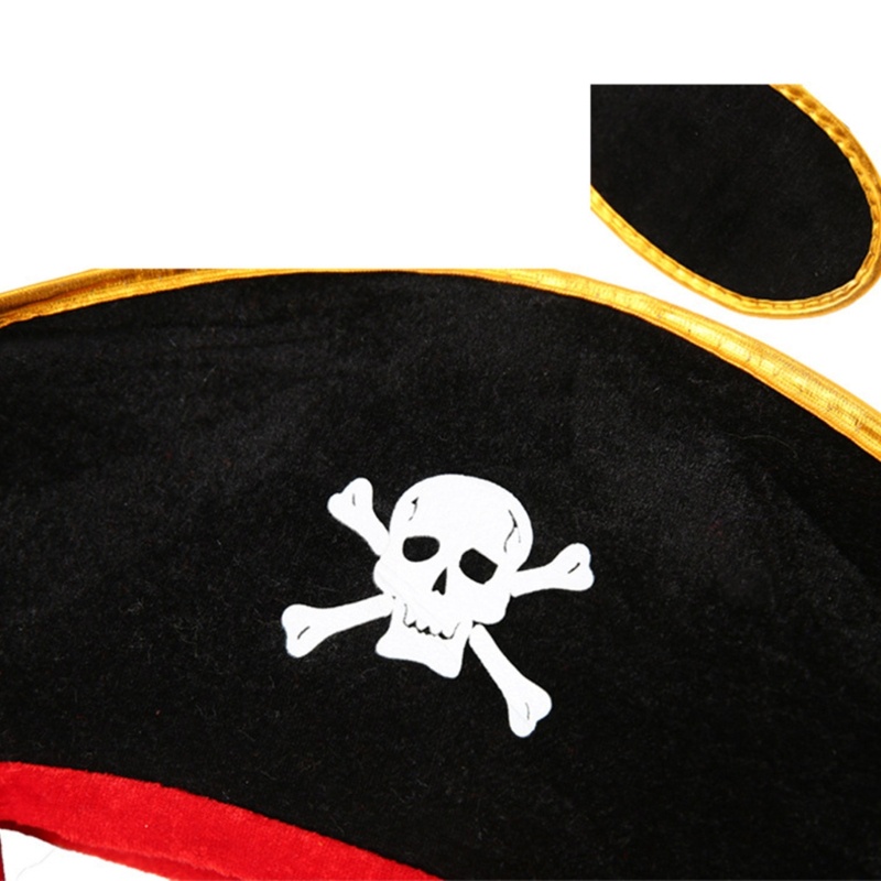Mũ Cướp Biển In Hình Đầu Lâu Cướp Biển Cho Bé