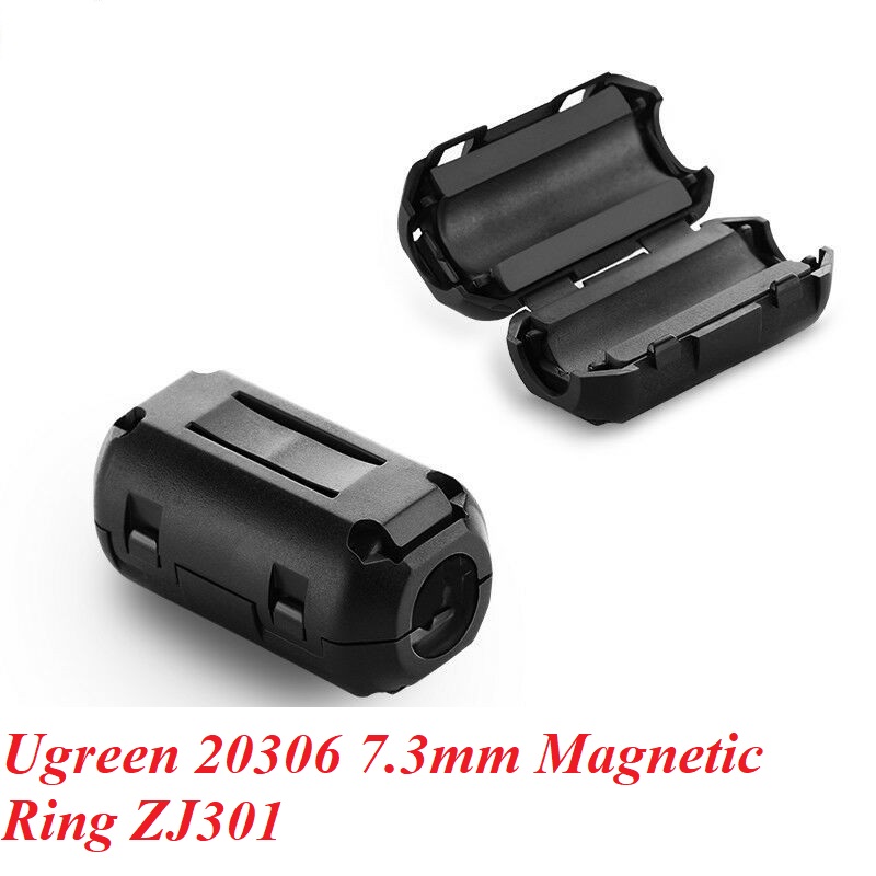 Ugreen 20306 7.3mm cục chống nhiễu điện từ Lọc dòng Core ZJ301