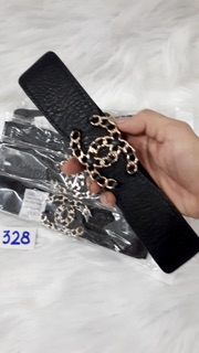 Thắt lưng bản 4cm. Mặt logo phối da.MS328