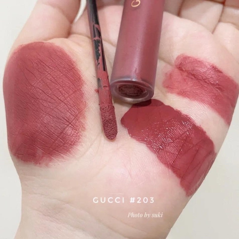 Son kem lì Gucci Rouge à Lèvres Liquide Mat Lipstick màu 505 -208-311- 203-25-521