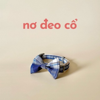 Nơ đeo cổ xanh cho chó/mèo