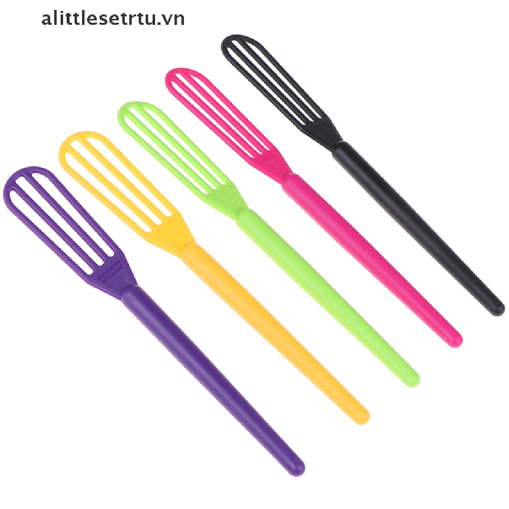 【alittlesetrtu】 1Pc Hairdressing Hair Color Dye Coloring Mixing Mixer Stick Dyeing Brush Stirrer .