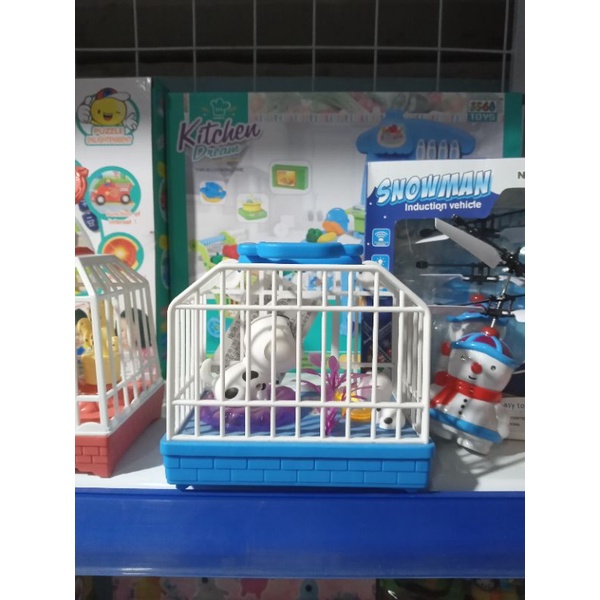 Đồ Chơi Lồng Chim Hót Có Nhạc  Và Đèn Cho Bé.