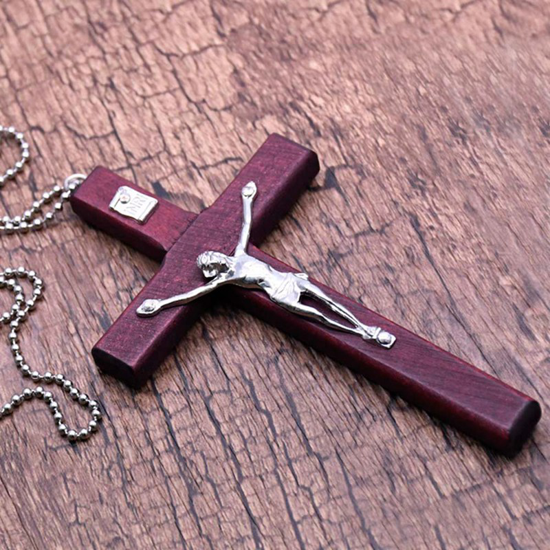 Dây Chuyền Thánh Giá Chúa Giêsu Bằng Gỗ