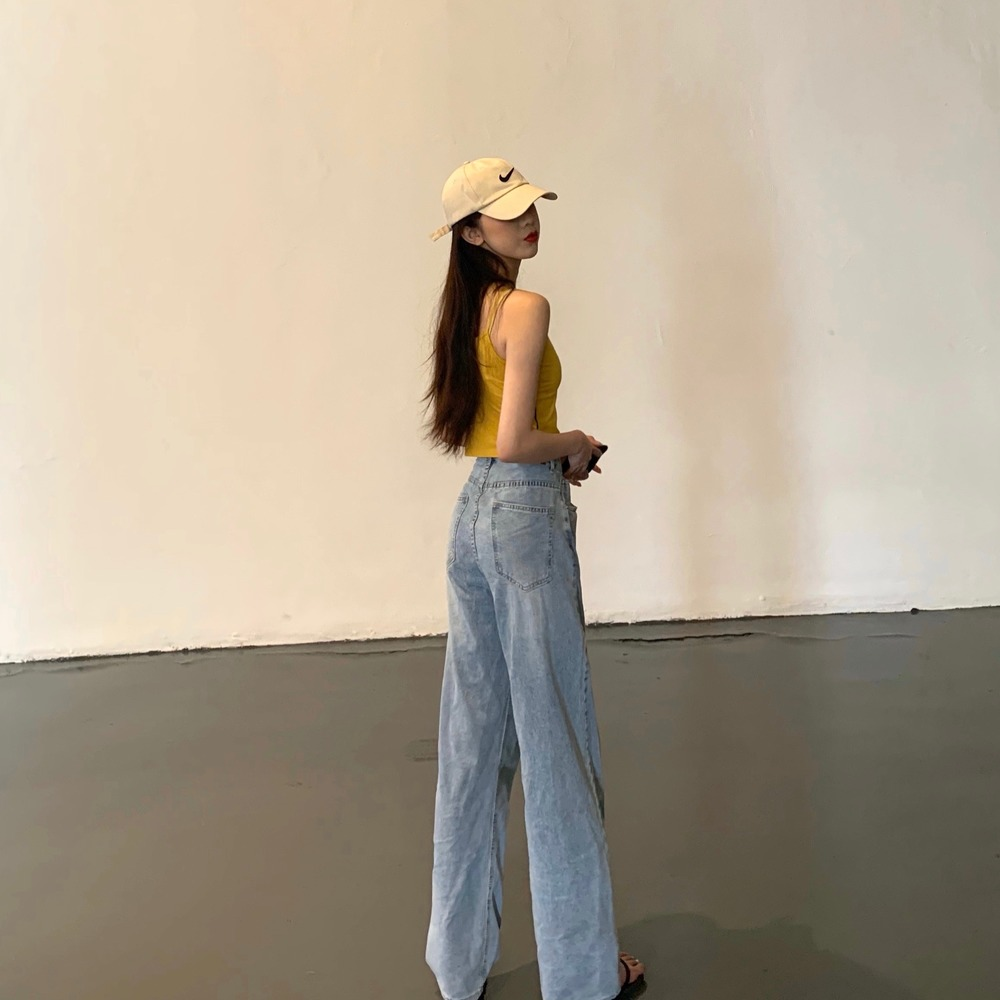 DUNEA Quần Jeans Dài Ống Loe Thời Trang Dành Cho Nữ