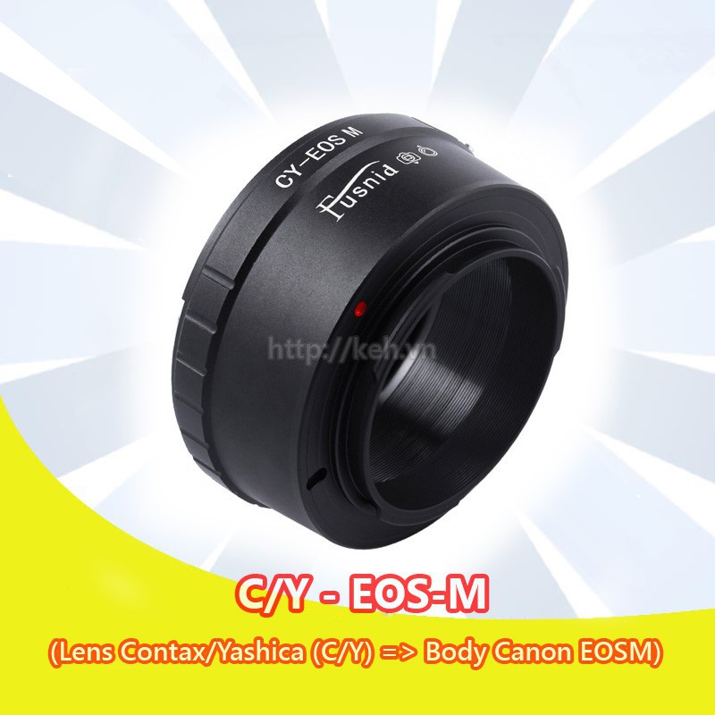 CY-EOSM Mount adapter chuyển ngàm cho lens Contax Yashica C/Y sang body Canon EOSM ( CY-Canon EOS M Contax-Canon )