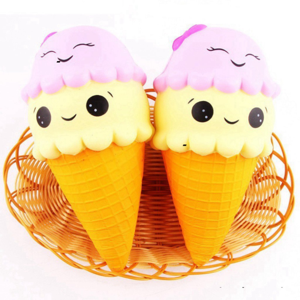 Squishy- Kem Ốc Quế Khổng Lồ (22x11x11cm)u