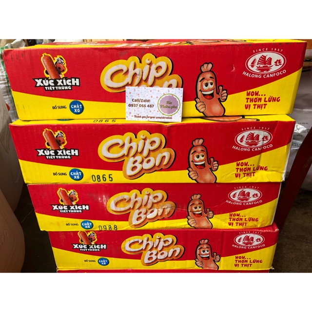 1 thùng xúc xích Chipbon