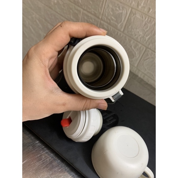 Bình giữ nhiệt nội địa nhật đi học cho bé có dây đeo tiện lợi
