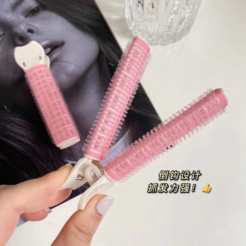 Lô cuốn phồng chân tóc có kẹp cố định tiện lợi, kẹp tóc phồng mái