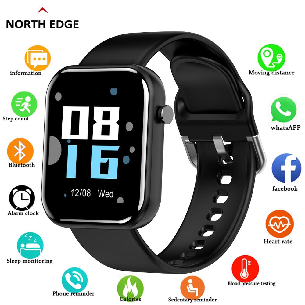 NORTH EDGE Bộ Đồng Hồ Thông Minh X-Brick Cit98 2020 Chống Nước Giám Sát Nhịp Tim &amp; Huyết Áp Cho Android Ios