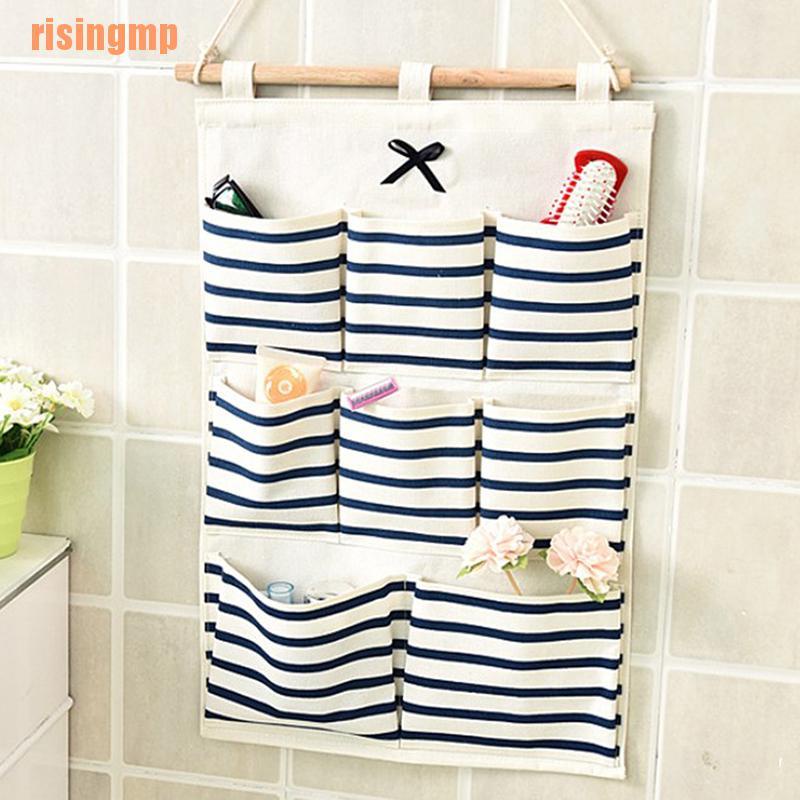Set 6 / 8 Túi Vải Treo Tường Đựng Đồ Tiện Dụng