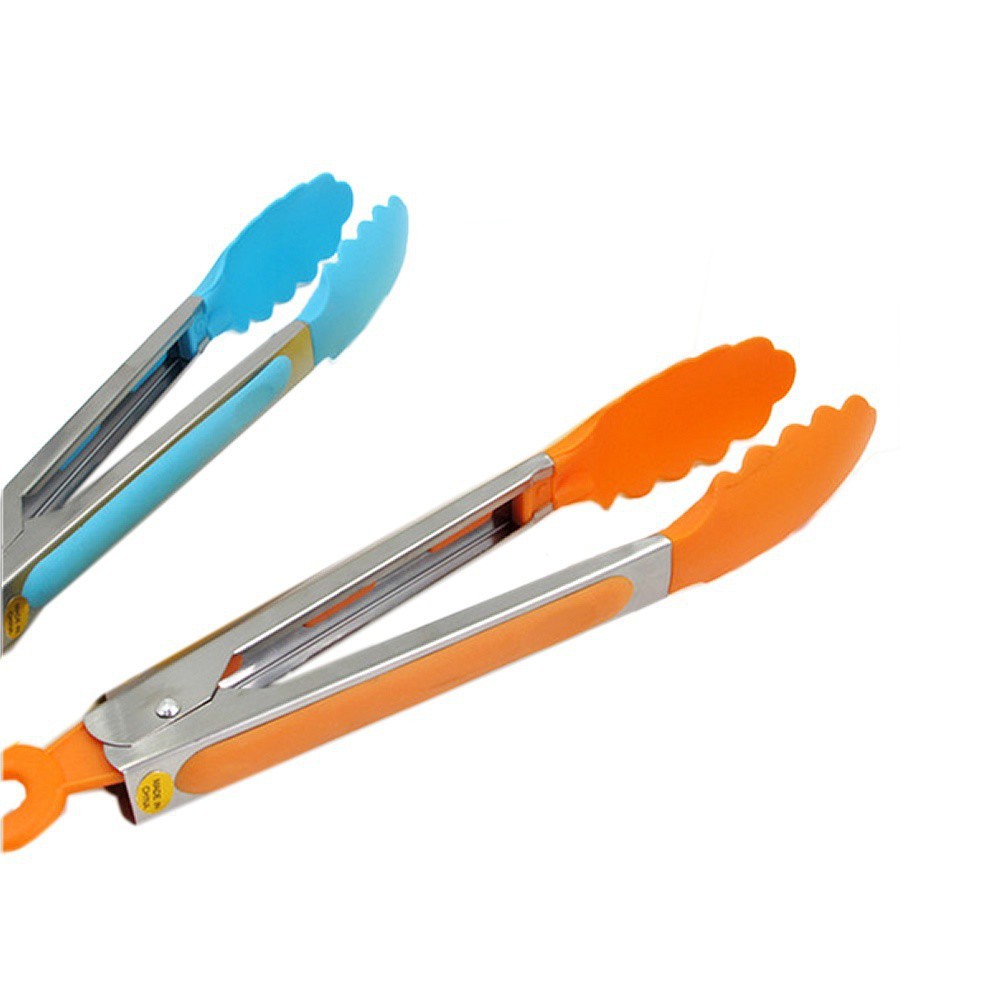 Kẹp Gắp Thức Ăn Bằng Silicon Có Tay Cầm Tiện Lợi