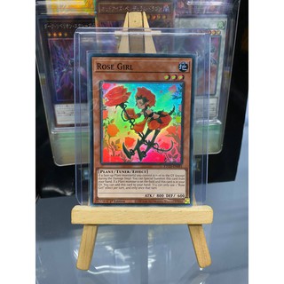 [ Dưa Hấu Yugioh ] Lá bài thẻ bài Rose Girl – Super Rare - Tặng bọc bài nhựa bảo quản