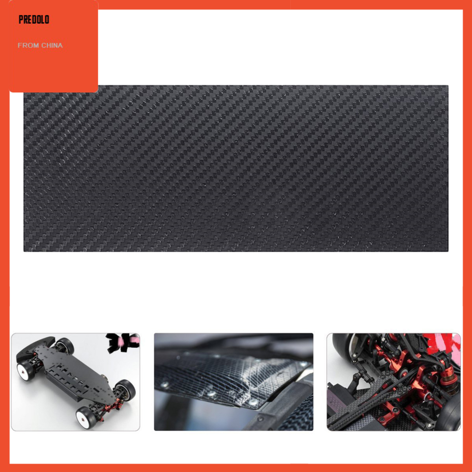 Tấm Sợi Carbon 3k 250x100mm Cho Khung Máy Bay Điều Khiển Fpv