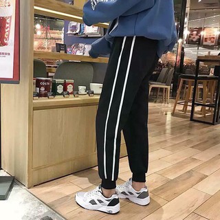 Quần thun da cá 2 sọc