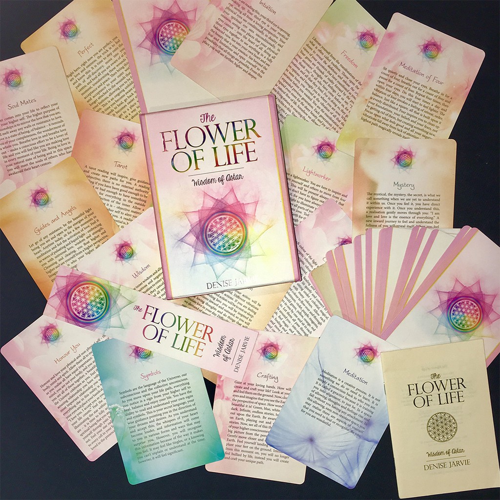 Bộ Bài Flower of Life Cards (Mystic House Tarot Shop)