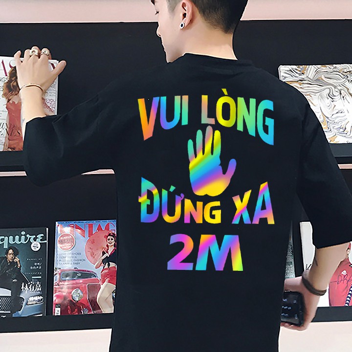 Áo Thun Nam Nữ Phản Quang Bảy Màu Nhiều Mẫu, Cá Tính, Giá Rẻ, Hình In To Đep Tỏa Sáng Thu Hút Ánh Nhìn unisex nam nữ giá