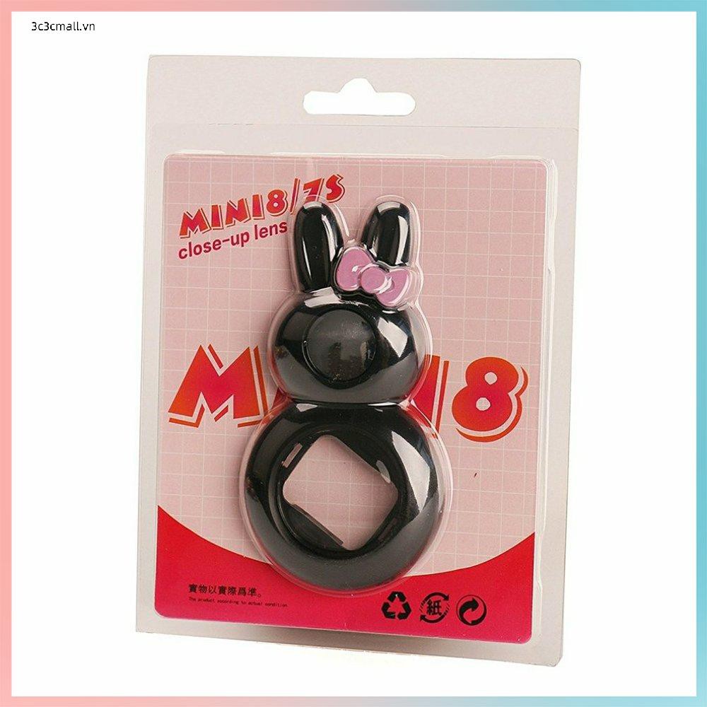 ✨chất lượng cao✨Mini Portable Selfie Camera Cartoon Cute Rabbit Selfie Camera Close-Up Camera