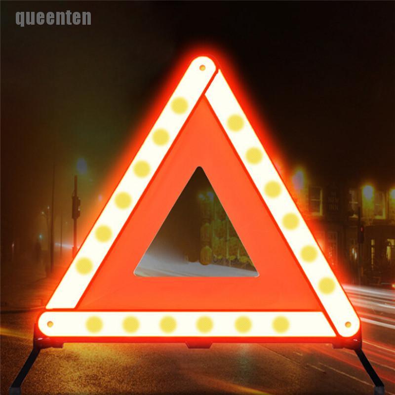 Biển báo nguy hiểm cầu cứu khẩn cấp hình tam giác phản quang an toàn cho xe hơi