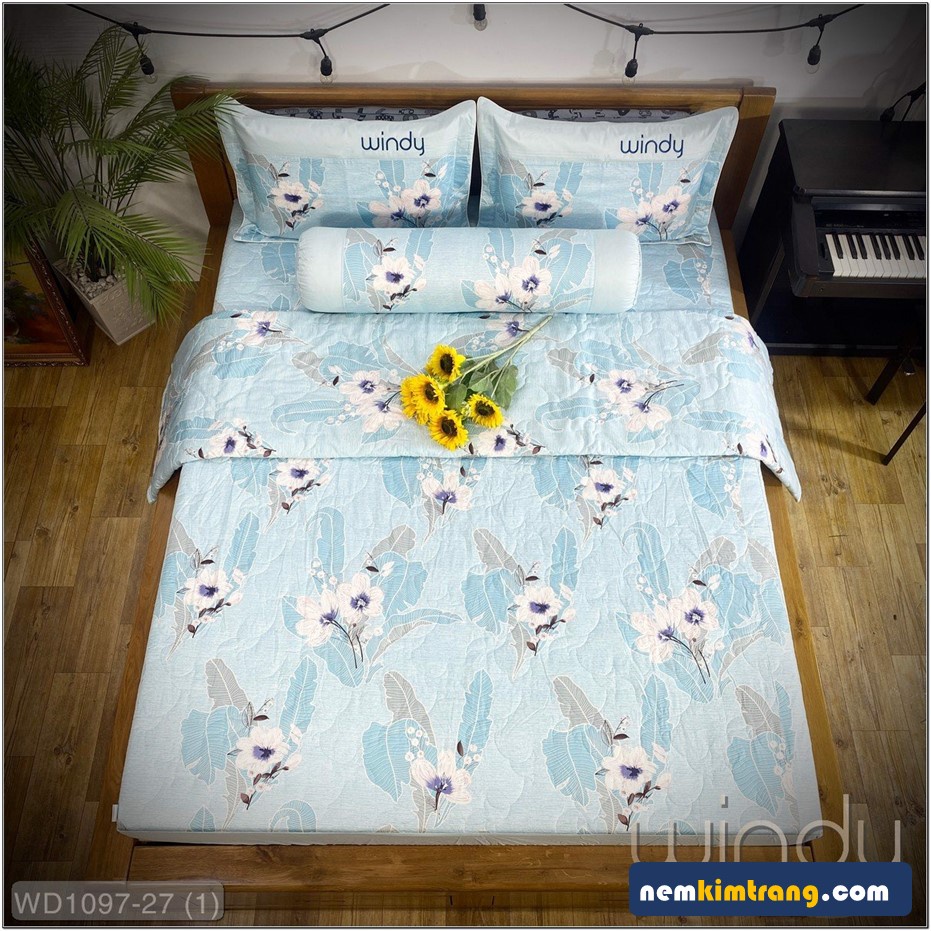 BỘ Ga Bọc Chần Gòn Windy Có Mền - CHÍNH HÃNG, CAO CẤP