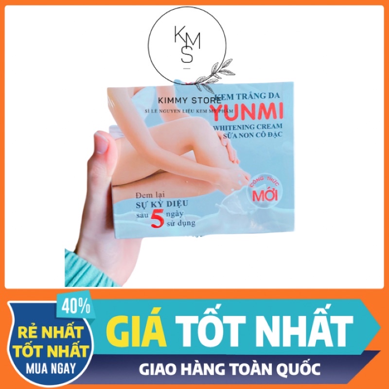 Sỉ 1 hộp 12 cái kích trắng yunmi hàng cty bao check mã