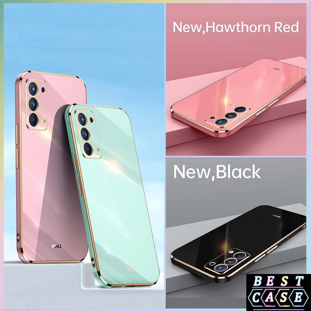 Ốp lưng Oppo Reno 5 5g Oppo Reno 5 Ốp điện thoại mạ điện Oppo Reno 5 4g Full Coverag Vỏ dễ thương Bả