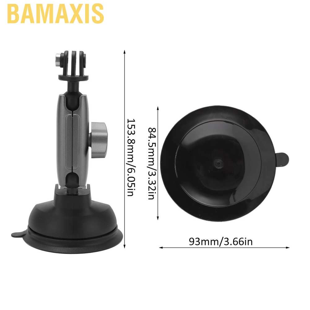 Giá đỡ bamaxis màu đen có giác hút cố định ốc vít 1/4 inch cho máy ảnh thể thao
 | BigBuy360 - bigbuy360.vn