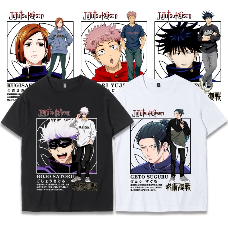 BST áo Thun Jujutsu Kaisen Gojo Satoru Itadori Yuji anime manga độc đẹp giá rẻ