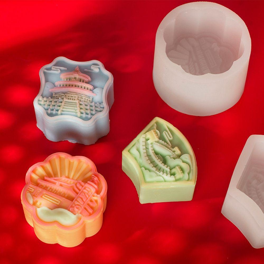 Khuôn Làm Bánh Trung Thu 3D Phong Cách Trung Hoa