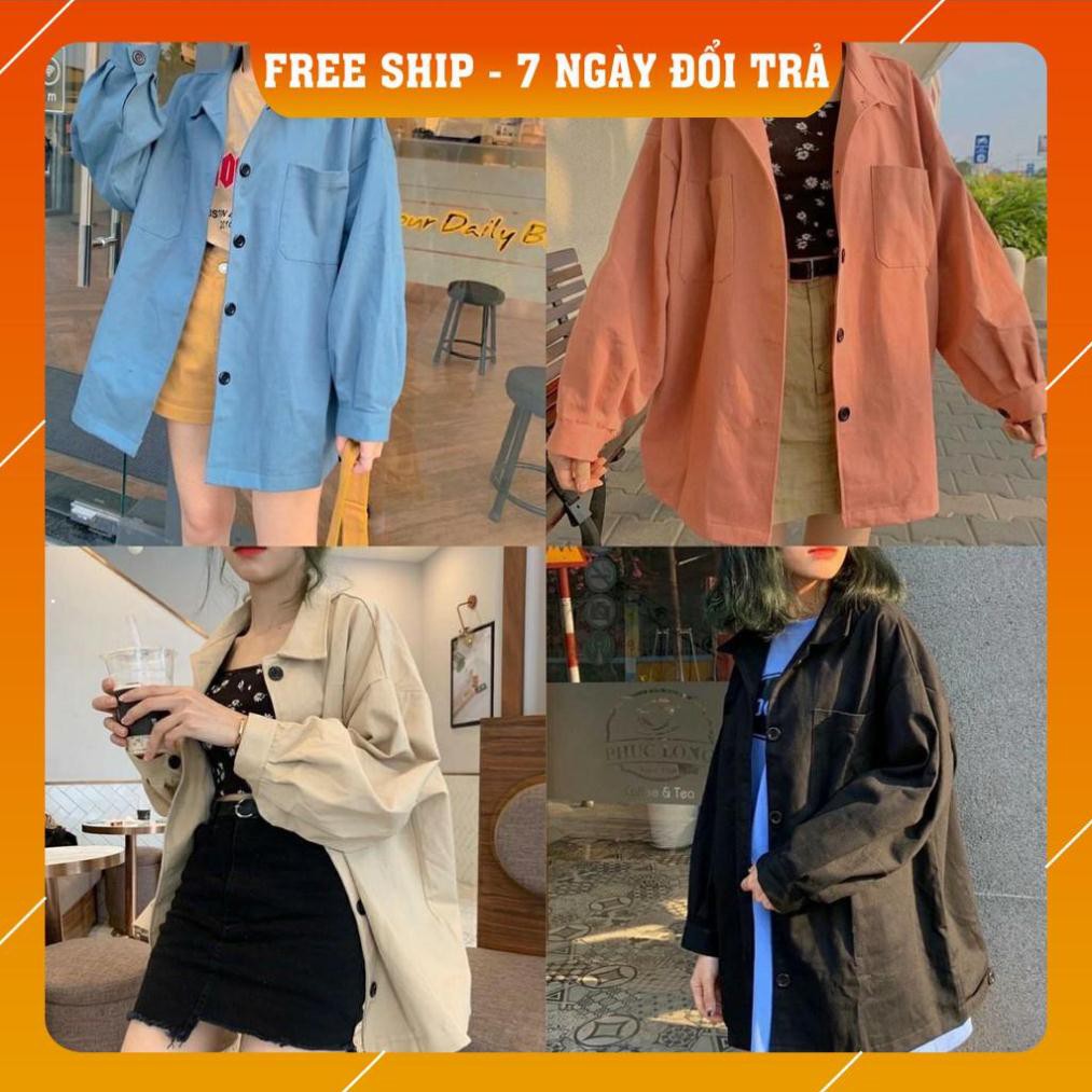 [Mã FATHANG5 giảm 10K đơn 50K]  Áo Khoác Kaki form rộng SIMPLE JACKET Unisex (4 màu) | BigBuy360 - bigbuy360.vn