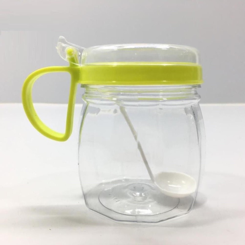 Bộ 3 hũ đựng gia vị nắp bật kèm thìa - Hàng Việt Nhật